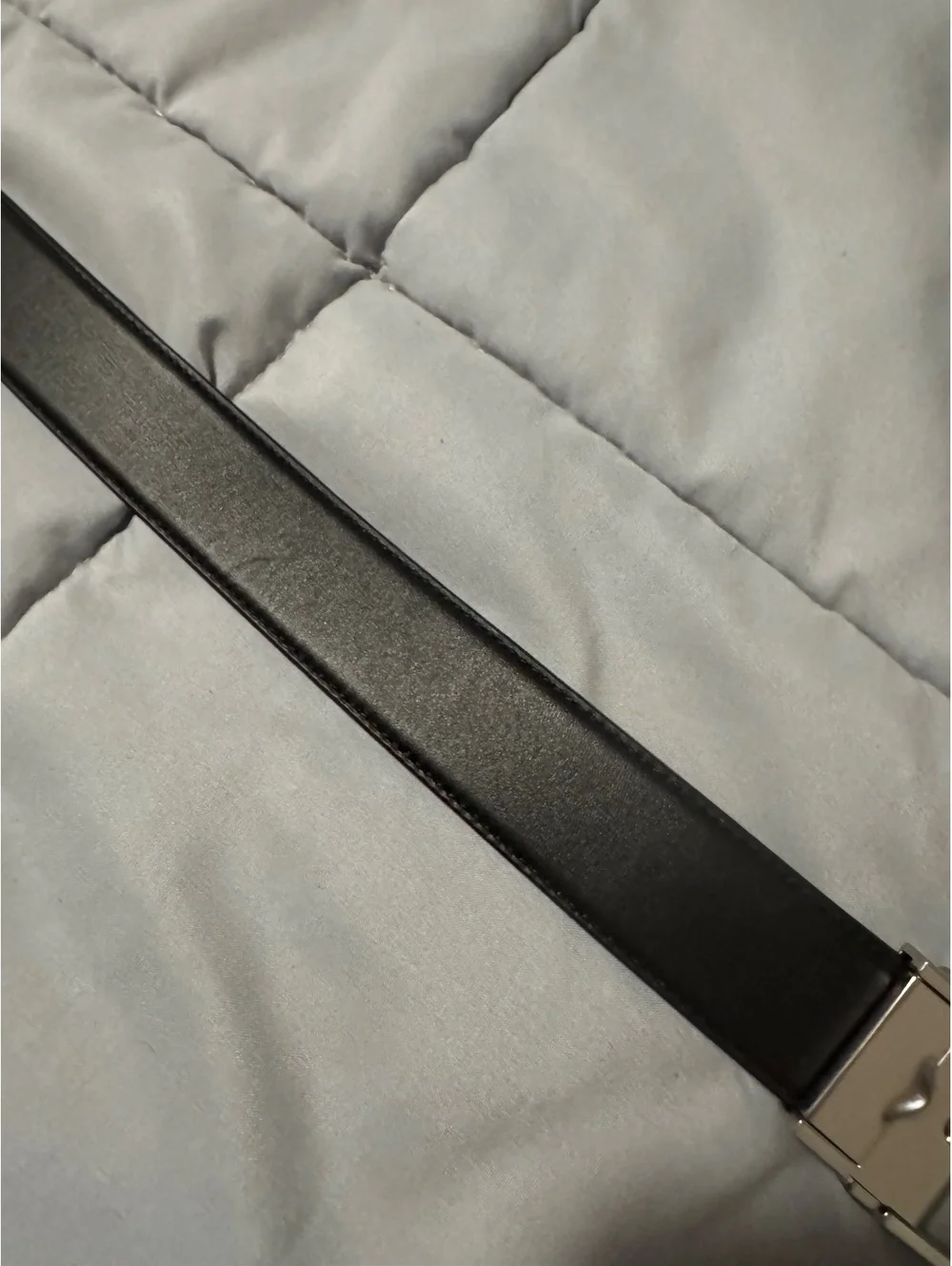 Coach Reversible Leather Belt Black Brown Cut To Size 44” Silver Buckle Men’s